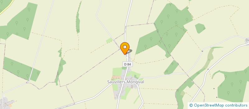 localisation de l'entreprise MONSIEUR CEDRIC CAVENEL à SAUVILLERS-MONGIVAL