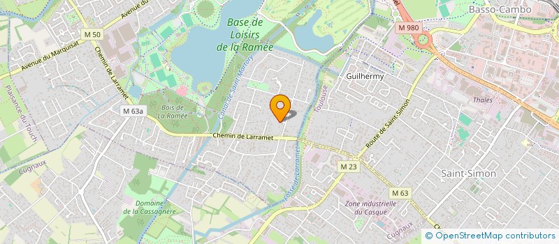 localisation de l'entreprise MONSIEUR CEDRIC CAYRON  TOURNEFEUILLE