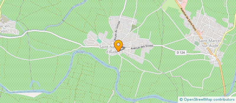 localisation de l'entreprise MONSIEUR CEDRIC CAZALS  SAINT-NAZAIRE-D'AUDE