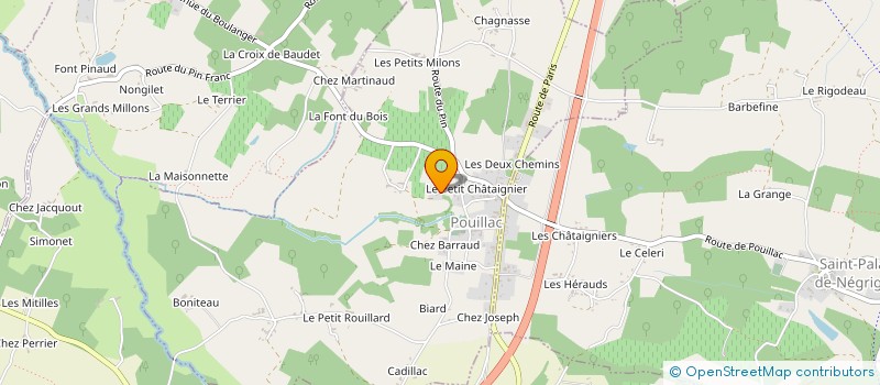 localisation de l'entreprise MONSIEUR CEDRIC CAZAS-AUDUREAU à POUILLAC