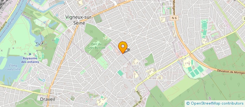 localisation de l'entreprise MONSIEUR CEDRIC CECE  VIGNEUX-SUR-SEINE