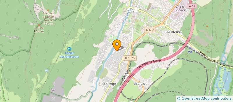 localisation de l'entreprise MONSIEUR CEDRIC CESCHI  VIF