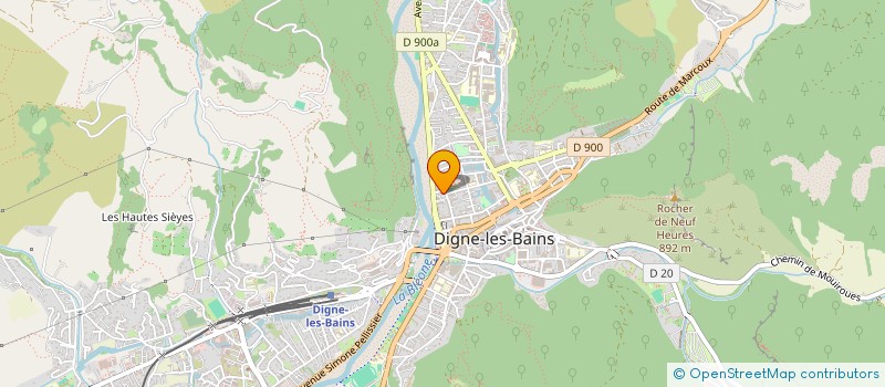 localisation de l'entreprise MONSIEUR CEDRIC CHABERT à DIGNE-LES-BAINS