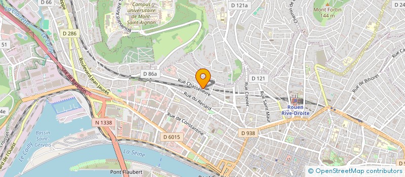 localisation de l'entreprise MONSIEUR CEDRIC CHABREYRON  ROUEN