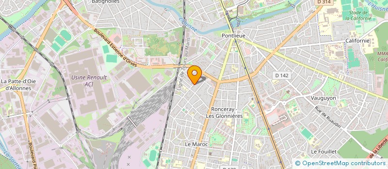 localisation de l'entreprise MONSIEUR CEDRIC CHAILLOU  LE MANS