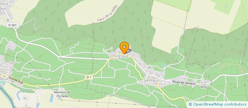 localisation de l'entreprise MONSIEUR CEDRIC CHAMBROT  VENTEUIL