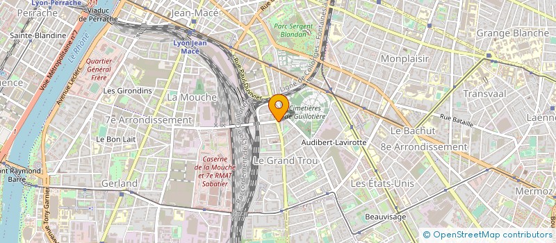 localisation de l'entreprise MONSIEUR CEDRIC CHAMPIER à LYON