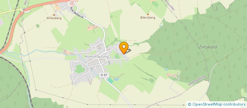 localisation de l'entreprise MONSIEUR CEDRIC CHANDESRIS  HOMMARTING