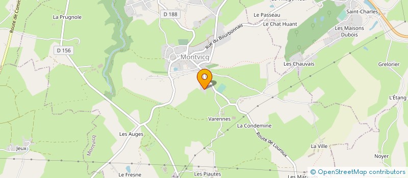 localisation de l'entreprise MONSIEUR CEDRIC CHAPELON à MONTVICQ