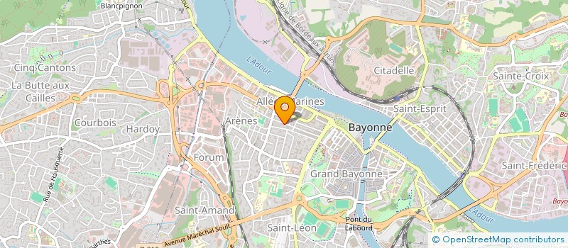 localisation de l'entreprise MONSIEUR CEDRIC CHAPELOT à BAYONNE