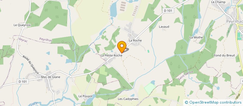 localisation de l'entreprise MONSIEUR CEDRIC CHAPUT à PEYRILHAC
