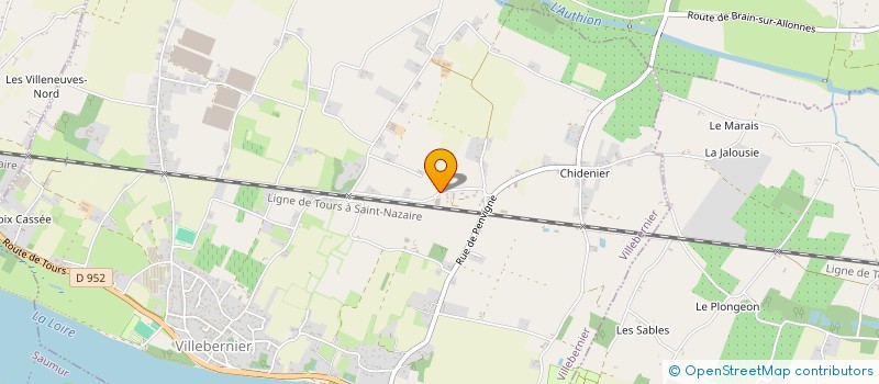 localisation de l'entreprise MONSIEUR CEDRIC CHARLAND  VILLEBERNIER