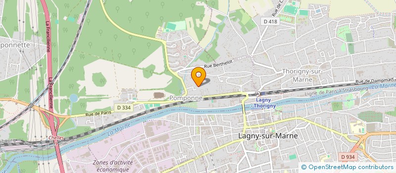 localisation de l'entreprise MONSIEUR CEDRIC CHARLES  POMPONNE