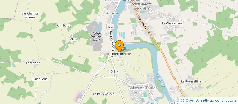 localisation de l'entreprise MONSIEUR CEDRIC CHARLES à PAIZAY-LE-SEC