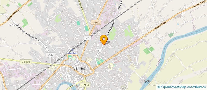 localisation de l'entreprise MONSIEUR CEDRIC CHARLES BOURIEZ  GAILLAC