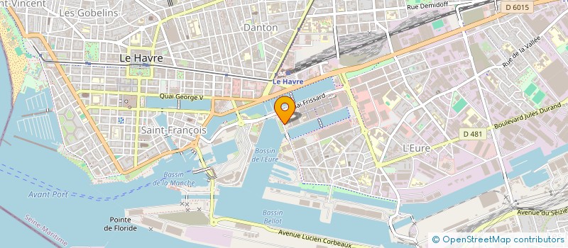 localisation de l'entreprise MONSIEUR CEDRIC CHARLOT  LE HAVRE