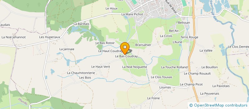 localisation de l'entreprise MONSIEUR CEDRIC CHARPENTIER  TALENSAC