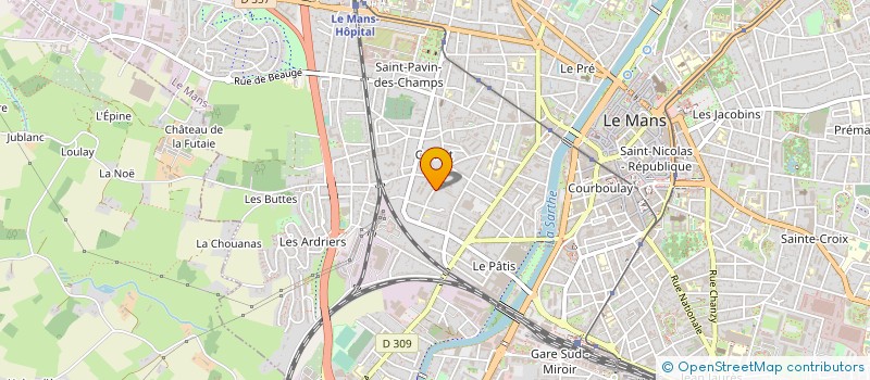 localisation de l'entreprise MONSIEUR CEDRIC CHARRIER à LE MANS