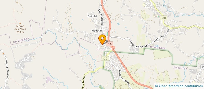 localisation de l'entreprise MONSIEUR CEDRIC CHARRON  RIVIERE-SALEE