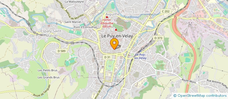 localisation de l'entreprise MONSIEUR CEDRIC CHASTAGNER  LE PUY-EN-VELAY