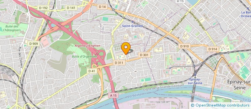 localisation de l'entreprise MONSIEUR CEDRIC CHATAIGNIER  ARGENTEUIL