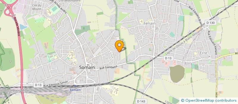 localisation de l'entreprise MONSIEUR CEDRIC CHATEAU  SOMAIN