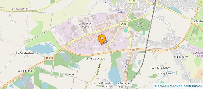 localisation de l'entreprise MONSIEUR CEDRIC CHATELAIN à CHATEAUBRIANT