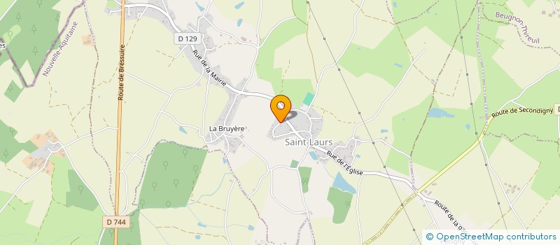 localisation de l'entreprise MONSIEUR CEDRIC CHATELIER  SAINT-LAURS