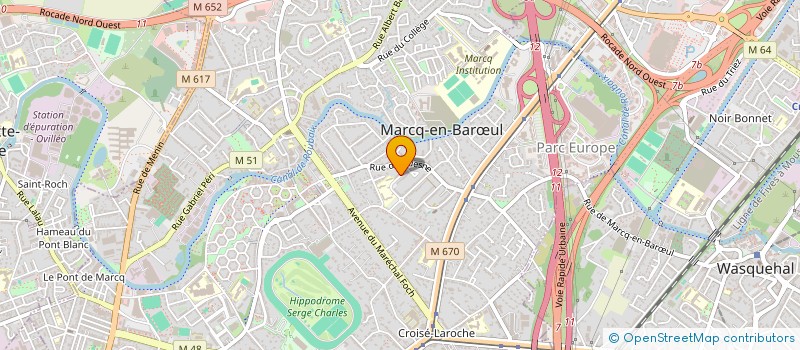 localisation de l'entreprise MONSIEUR CEDRIC CHAUVEAU à MARCQ-EN-BARŒUL