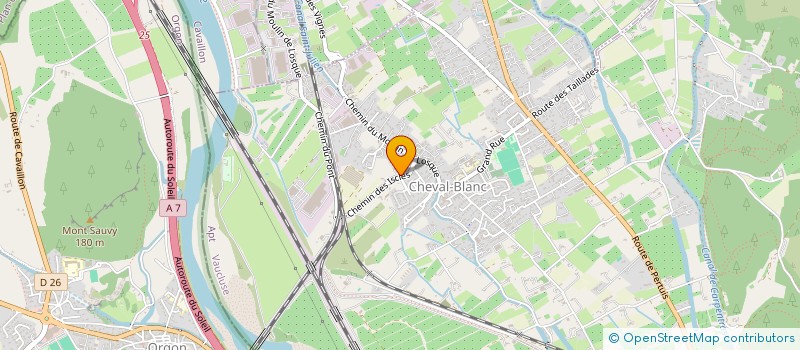 localisation de l'entreprise MONSIEUR CEDRIC CHAUVIN  CHEVAL-BLANC