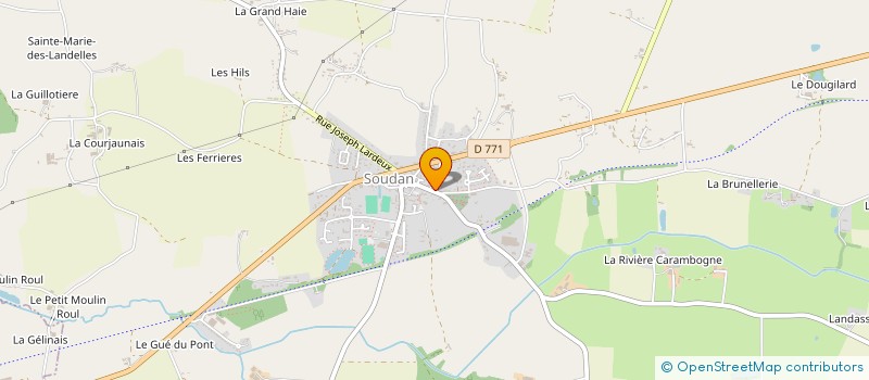 localisation de l'entreprise MONSIEUR CEDRIC CHAUVIN à SOUDAN