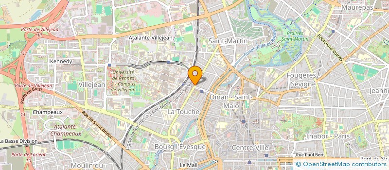 localisation de l'entreprise MONSIEUR CEDRIC CHEREL  RENNES