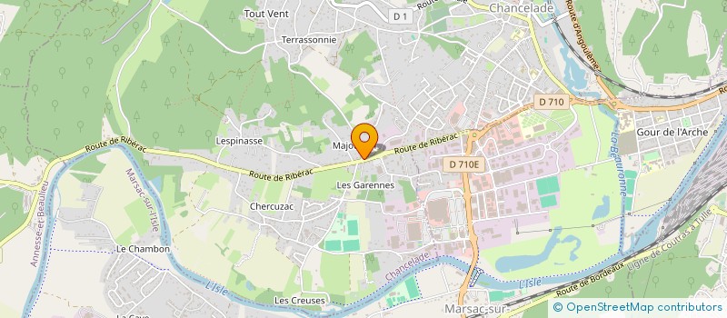 localisation de l'entreprise MONSIEUR CEDRIC CHERON à CHANCELADE