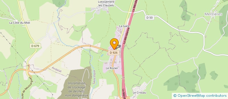 localisation de l'entreprise MONSIEUR CEDRIC CHEVALIER à SAINT FLOUR