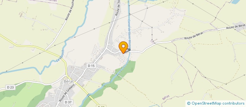 localisation de l'entreprise MONSIEUR CEDRIC CHEVALIER  BERAT