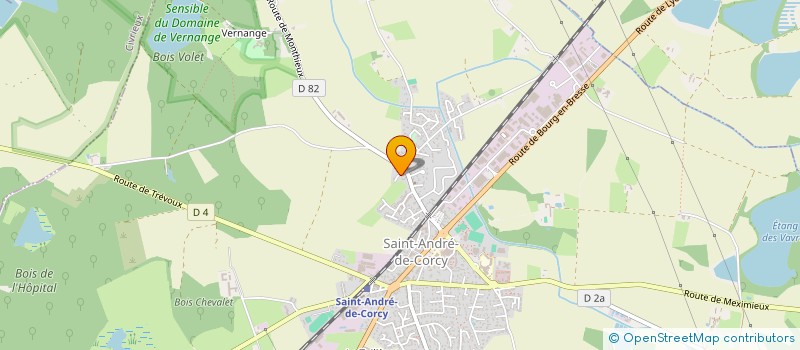 localisation de l'entreprise MONSIEUR CEDRIC CHEVARIER  SAINT-ANDRE-DE-CORCY