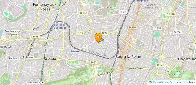 localisation de l'entreprise MONSIEUR CEDRIC CHHAN à SCEAUX