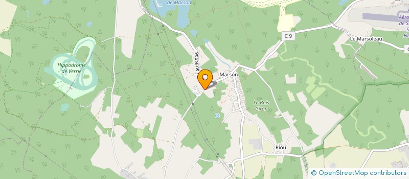 localisation de l'entreprise MONSIEUR CEDRIC CHICOISNE  ROU-MARSON