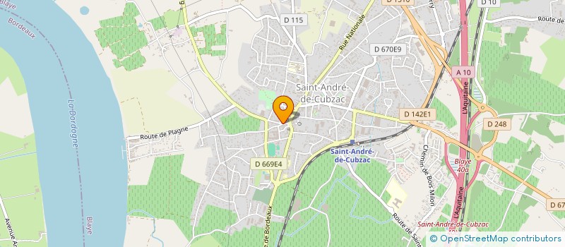localisation de l'entreprise MONSIEUR CEDRIC CHIRON  SAINT-ANDRE-DE-CUBZAC
