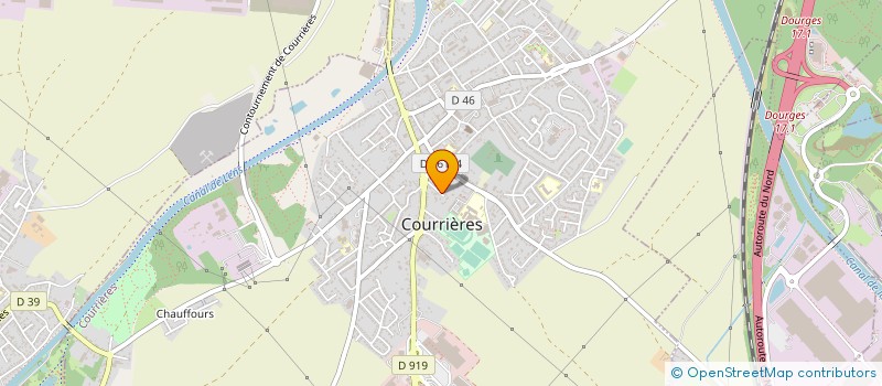 localisation de l'entreprise MONSIEUR CEDRIC CHOPIN à COURRIERES