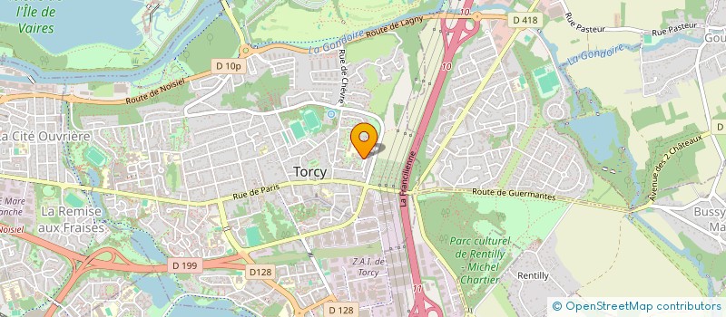 localisation de l'entreprise MONSIEUR CEDRIC CHRISTOPHE  TORCY