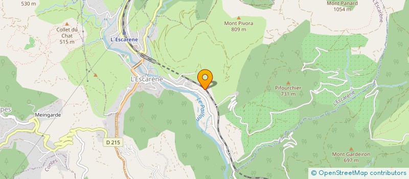 localisation de l'entreprise MONSIEUR CEDRIC CIER-FOC  L'ESCARENE