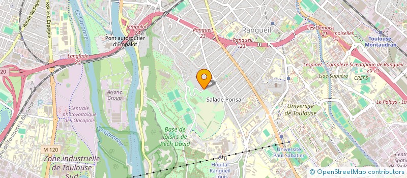 localisation de l'entreprise MONSIEUR CEDRIC CLAIN  TOULOUSE