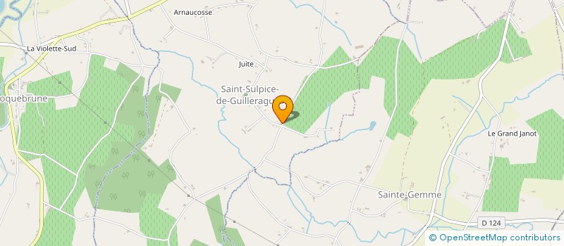 localisation de l'entreprise MONSIEUR CEDRIC CLAVERIE  SAINT-SULPICE-DE-GUILLERAGUES