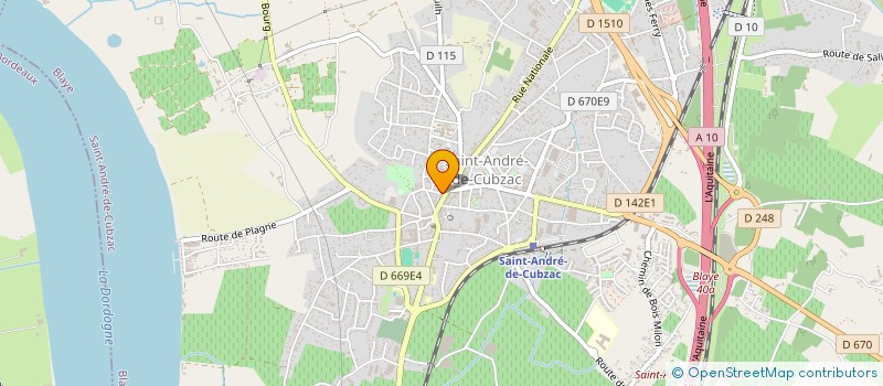 localisation de l'entreprise MONSIEUR CEDRIC CLAVIE à SAINT-ANDRE-DE-CUBZAC