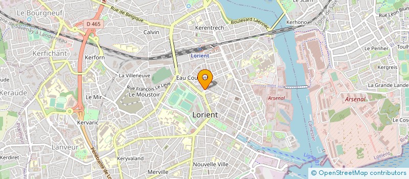 localisation de l'entreprise MONSIEUR CEDRIC CLEMENT à LORIENT
