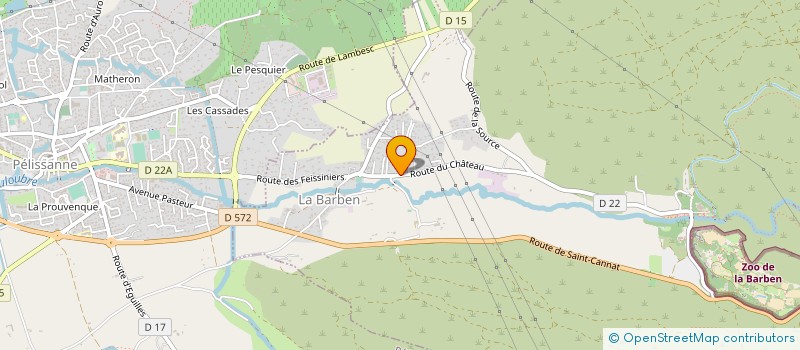 localisation de l'entreprise MONSIEUR CEDRIC CLEMENT  LA BARBEN