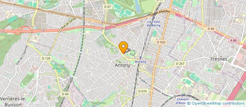 localisation de l'entreprise MONSIEUR CEDRIC CLEMENT à ANTONY