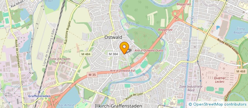 localisation de l'entreprise MONSIEUR CEDRIC CLERC  OSTWALD