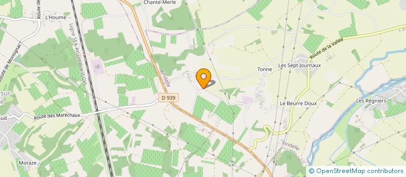 localisation de l'entreprise MONSIEUR CEDRIC CLISSON  VINDELLE